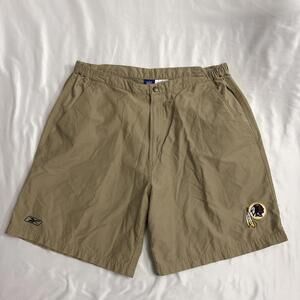 Y2K reebok nfl team Apparel shorts red skins Shorts XL Khakis Rare Original Logo